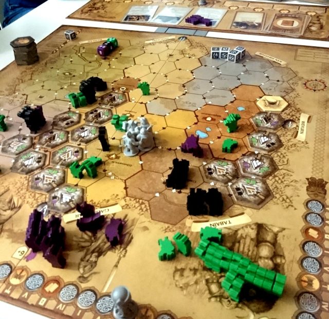 die Zwerge Saga Erweiterung Spielplan